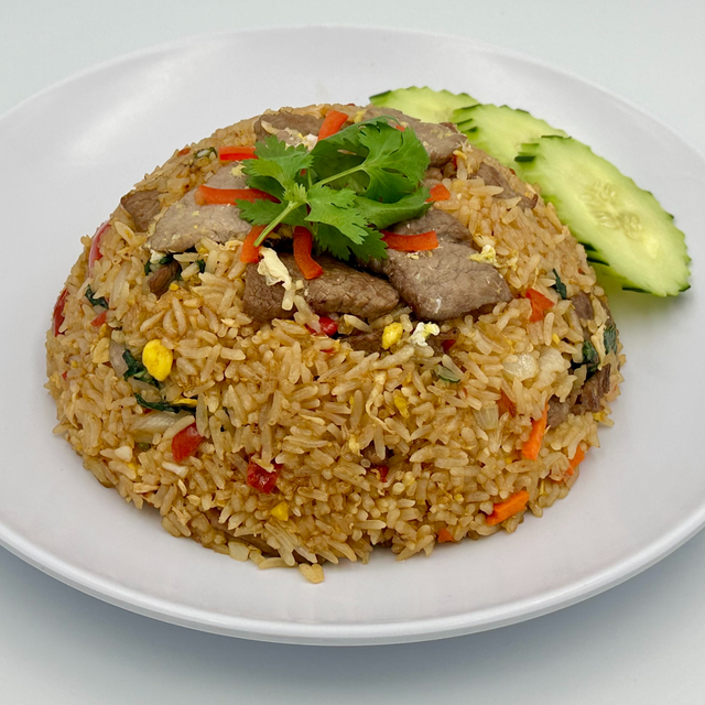Spicy Basil Fried Rice.