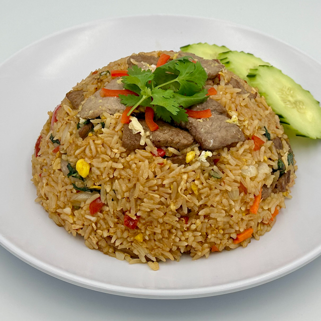 Spicy Basil Fried Rice.