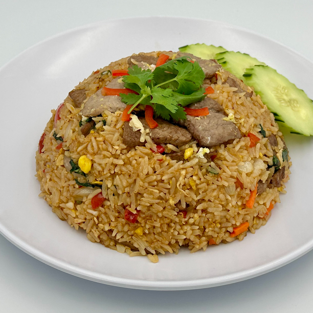 Spicy Basil Fried Rice.