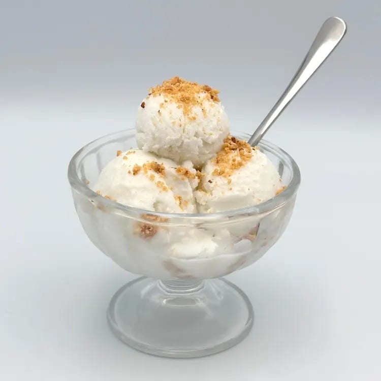 Coconut Ice Cream.
