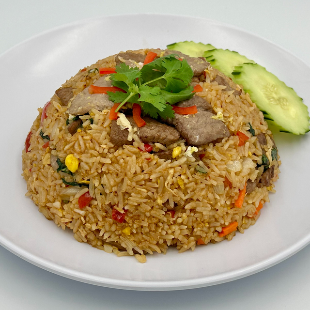 Spicy Basil Fried Rice.