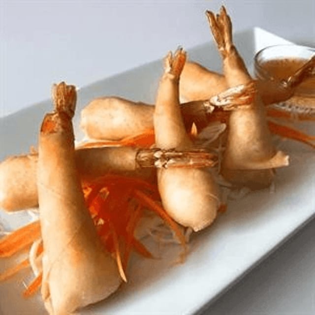 Shrimp in a Blanket.