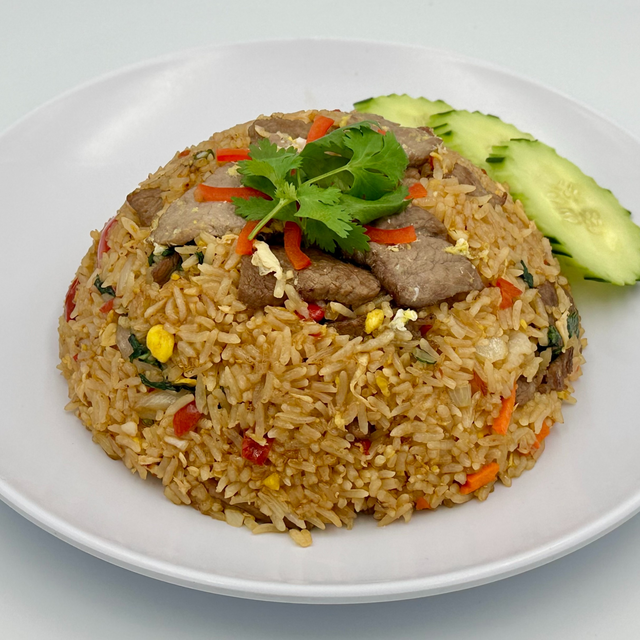 Spicy Basil Fried Rice.